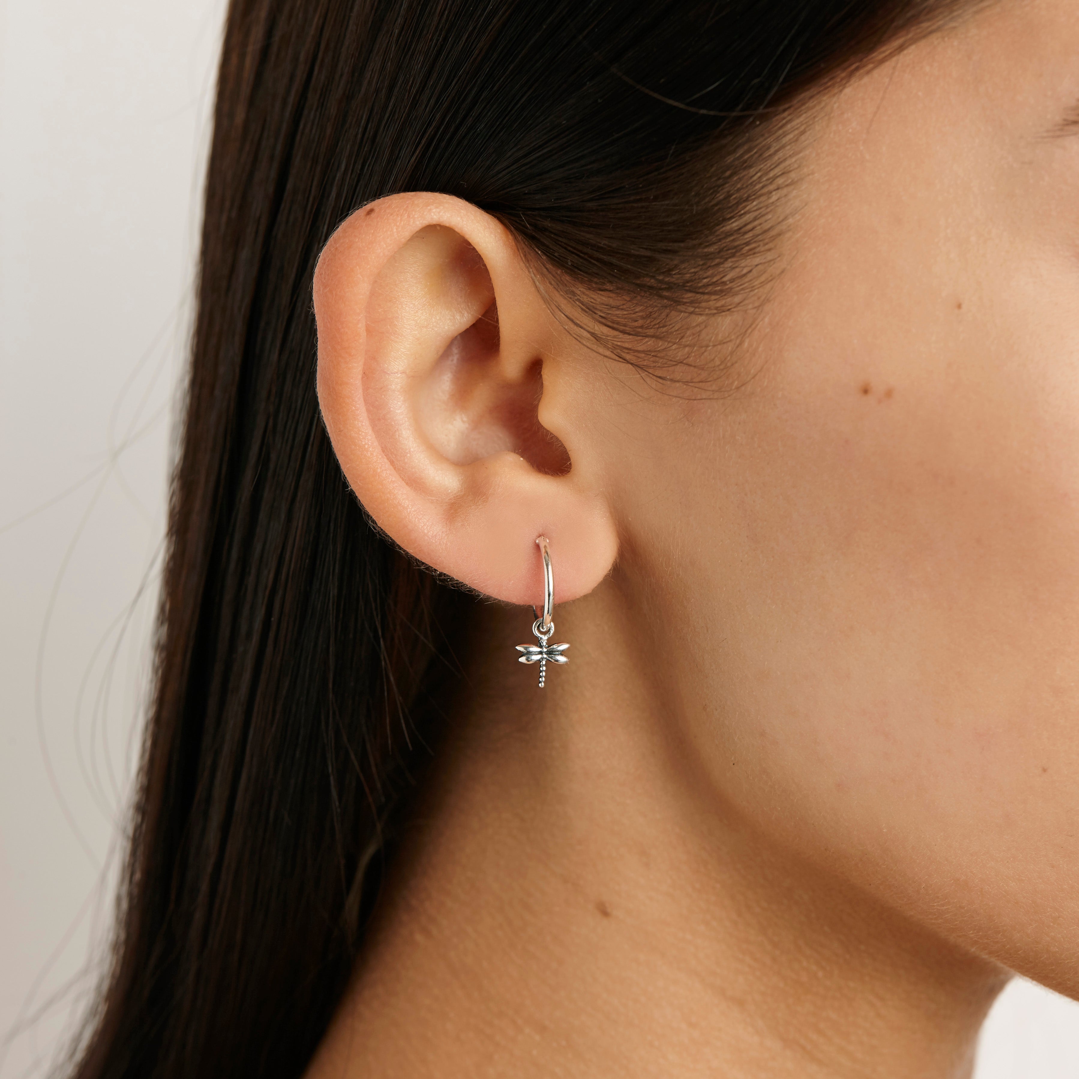 Dragonfly Ear Charms for Women - Elegant Dangle Earrings for Daily Wear & Special Occasions - Lightweight Hypoallergenic Jewelry Gift