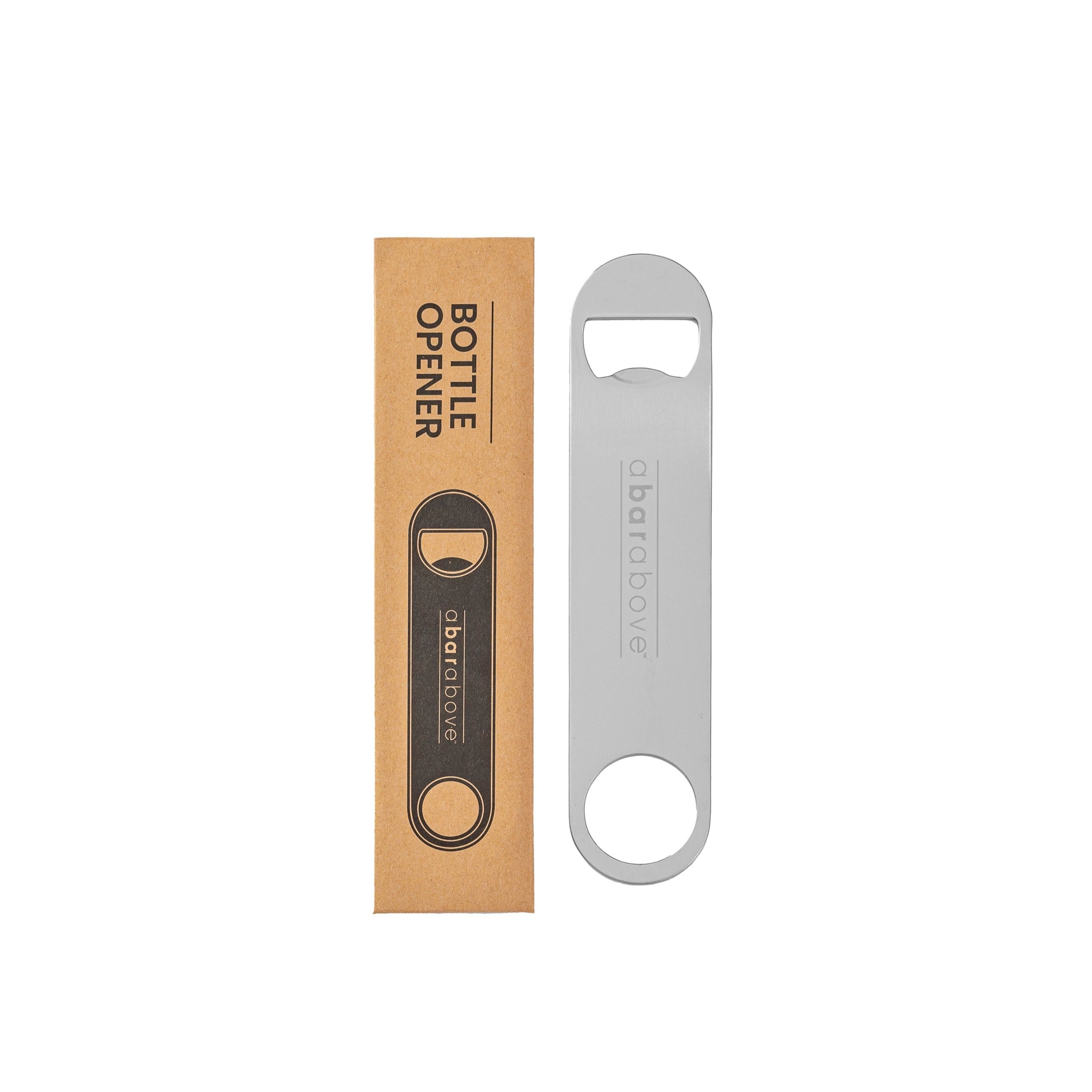 Premium Stainless Steel Bar Blade Bottle Opener - Heavy Duty Commercial Grade for Bartenders, Home Bars & Outdoor Parties (BBQ, Camping, Tailgating)