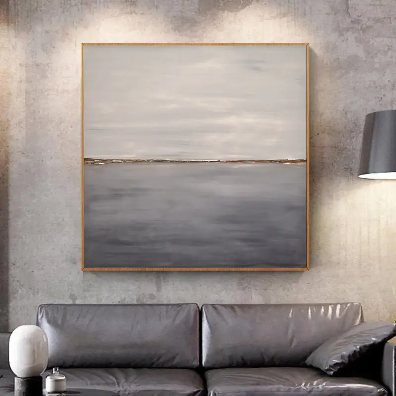 Abstract Painting #AB 012 - Modern Wall Art for Living Room, Bedroom & Office Decor | Large Canvas Artwork | Handmade Contemporary Art