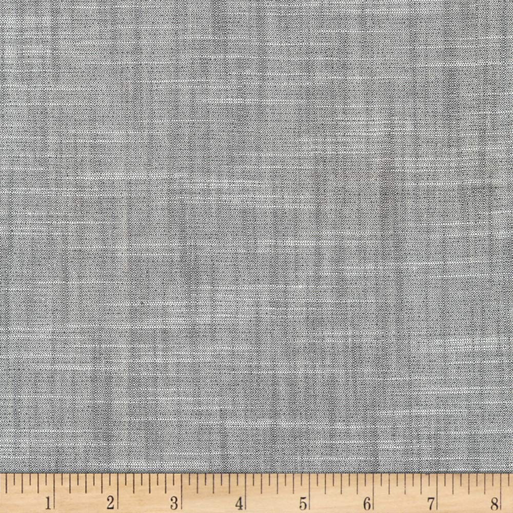 Robert Kaufman Manchester Metallic Yarn Dyed Fabric - Titanium - Premium Fabric by the Yard for Sewing, Quilting & DIY Fashion Projects