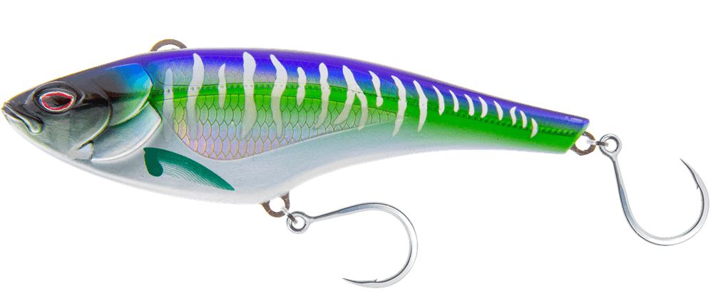 Nomad Madmacs Sinking High Speed Trolling Lures for Saltwater Fishing - Premium Metal Fishing Lures for Tuna, Wahoo & Mahi Mahi - Perfect for Offshore, Deep Sea & Big Game Fishing Adventures