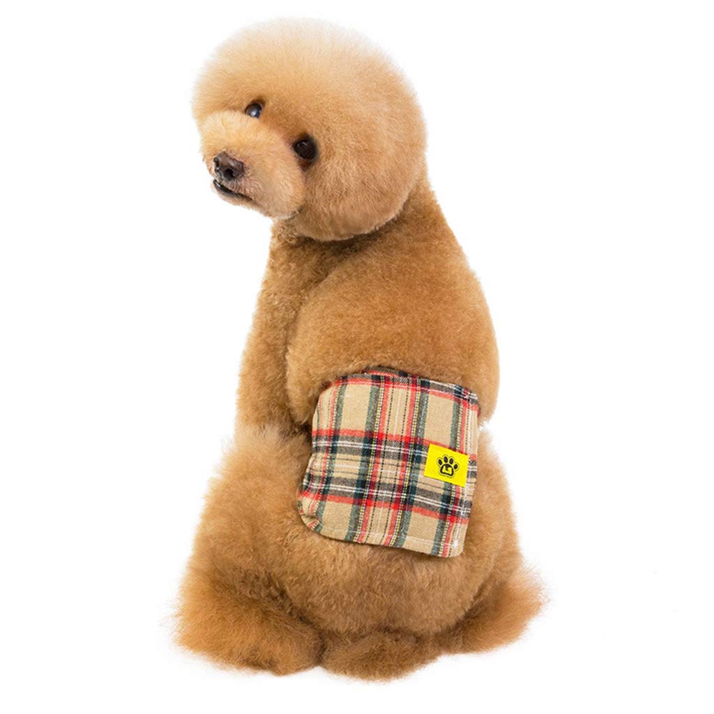 **Washable & Reusable Male Dog Diapers - Large Size (3 Pack) | Belly Wrap for Incontinence, Training & Travel | Eco-Friendly Pet Care Solution**
