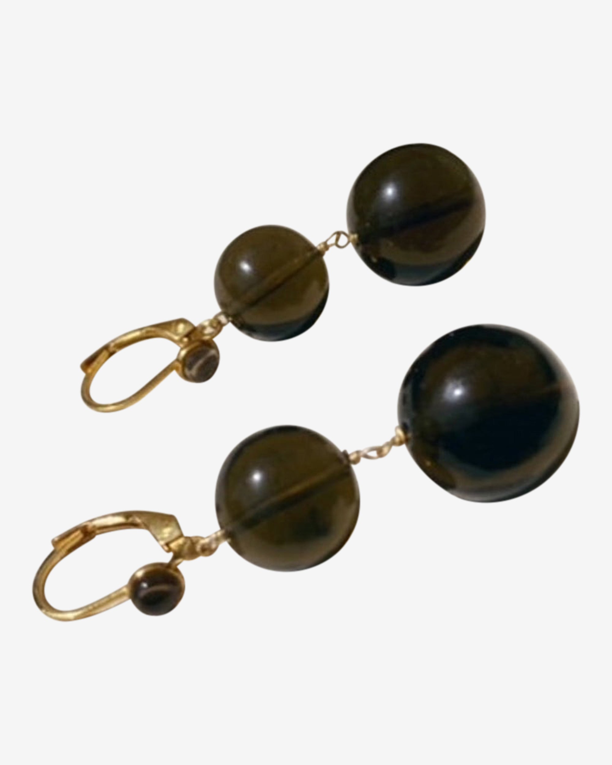 Shyla Pernille Smoky Earrings for Women - Elegant Dangle Drop Earrings with Crystal Accents | Perfect for Parties, Weddings & Evening Events