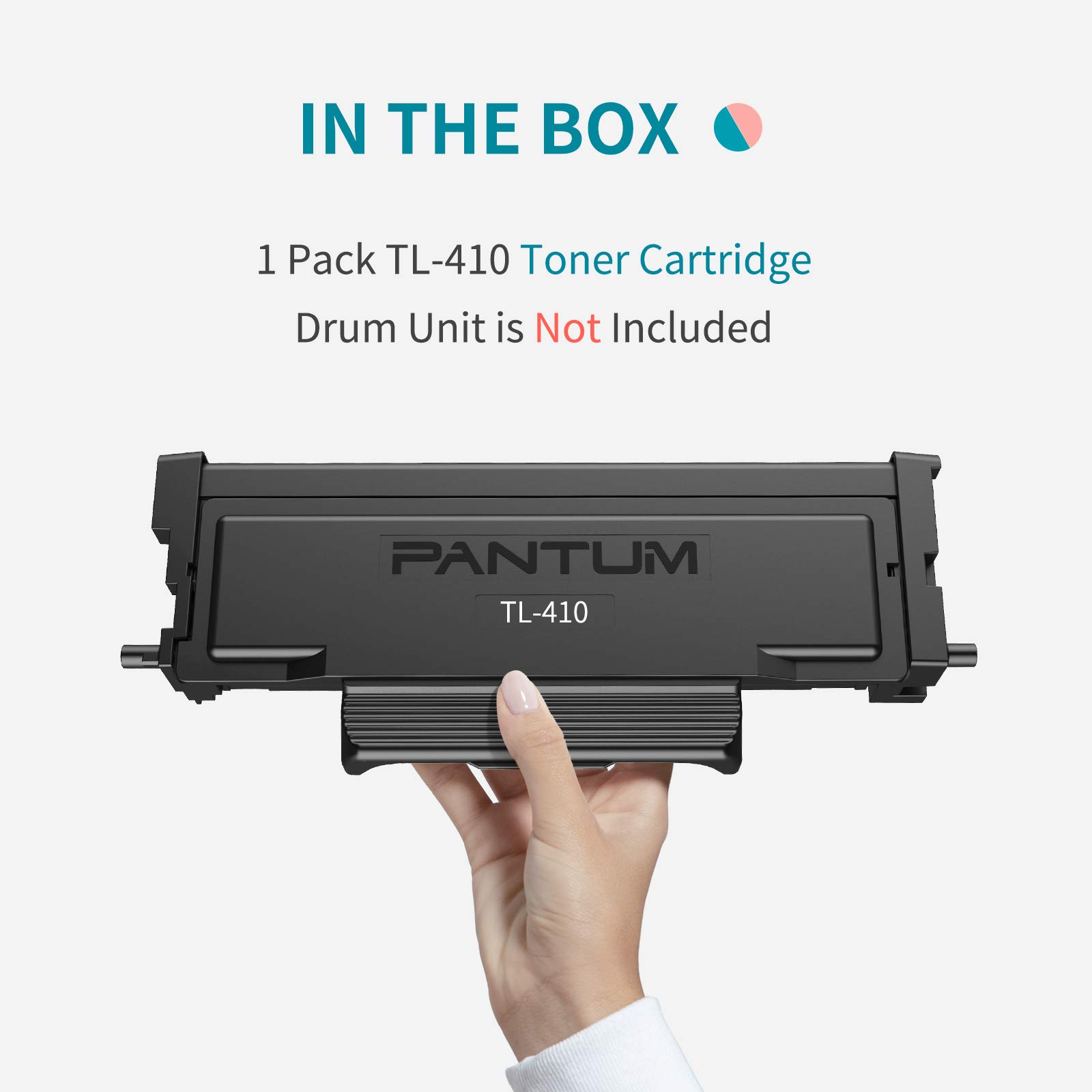 PANTUM TL-410 Black Toner Cartridge for DL-410 & P3012DW Printers - 1500 Pages Yield for Office Use