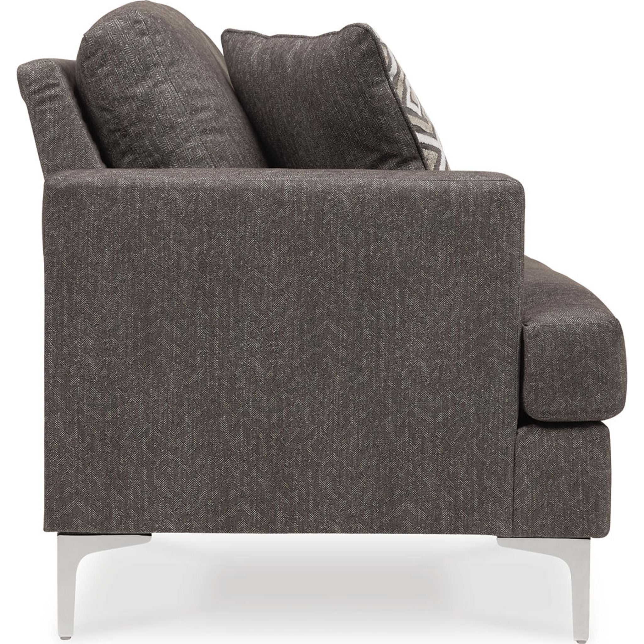 Arcola Sofa Java - Modern Comfortable Fabric Sofa for Living Room, Lounge & Home Decor | Perfect for Small Spaces, Apartments & Cozy Gatherings