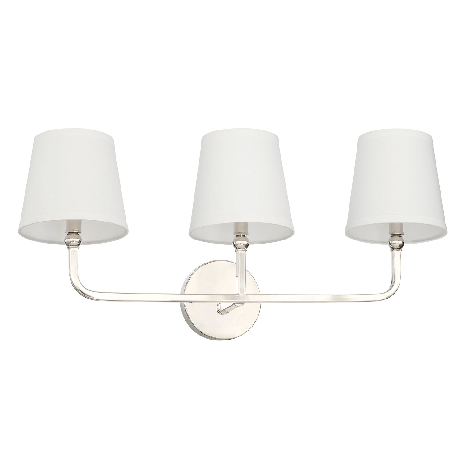 Capital Lighting Three Light Vanity - Modern Bathroom Vanity Lighting Fixture for Makeup & Grooming, Dimmable LED Vanity Lights with Adjustable Arms, Perfect for Bedroom, Bathroom & Dressing Room