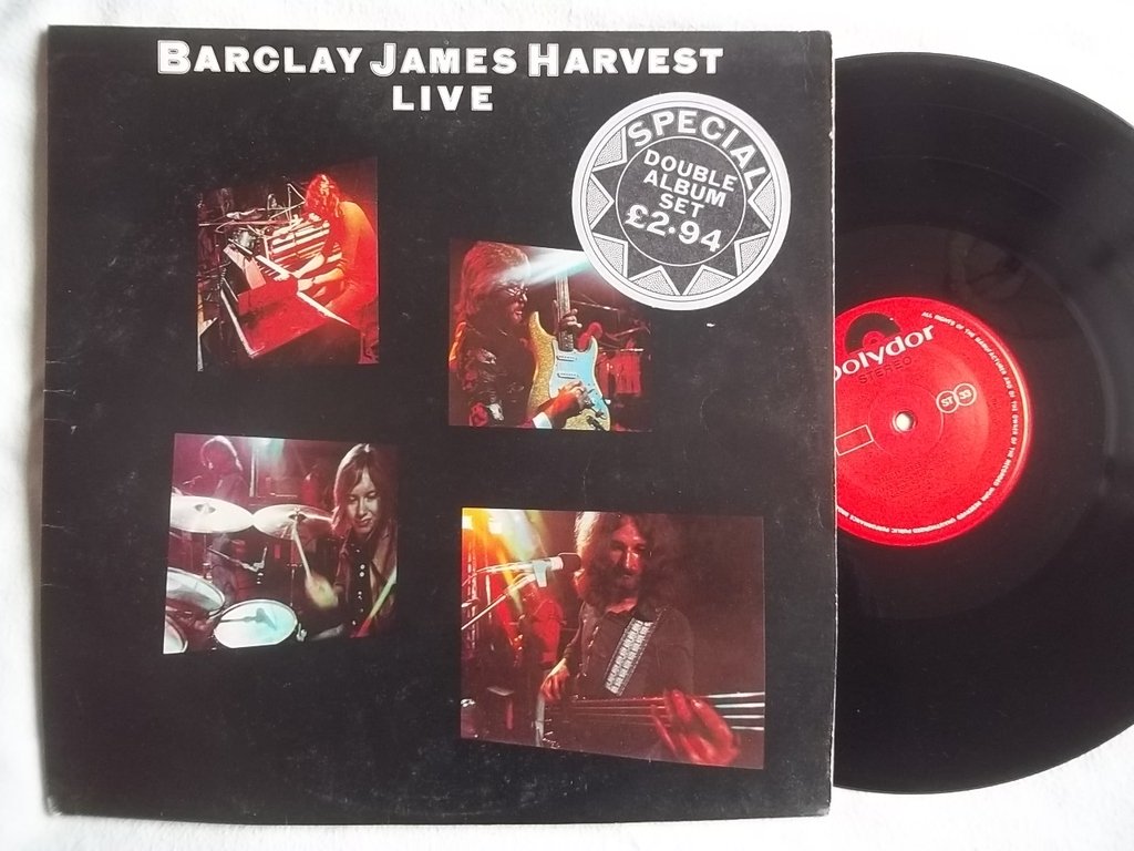 Barclay James Harvest Live Double LP Vinyl Record - Classic Rock Music Album for Collectors & Audiophiles - Perfect for Home Listening & Vinyl Enthusiasts
