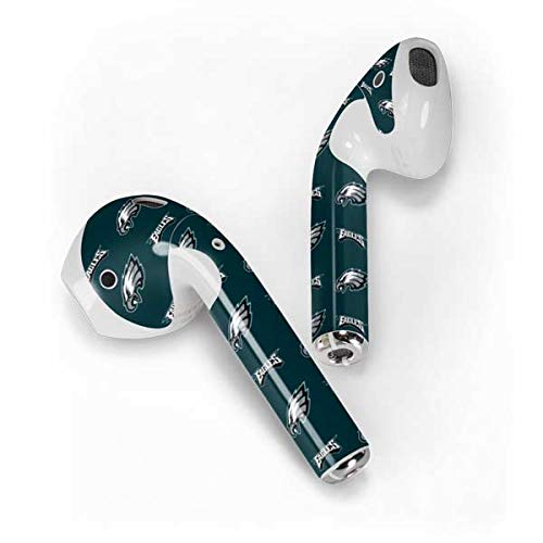 Officially Licensed NFL Philadelphia Eagles Blitz Series Skin Decal for Apple AirPods with Lightning Case | Protective Vinyl Sticker Wrap | Perfect for Sports Fans, Game Days & Team Spirit