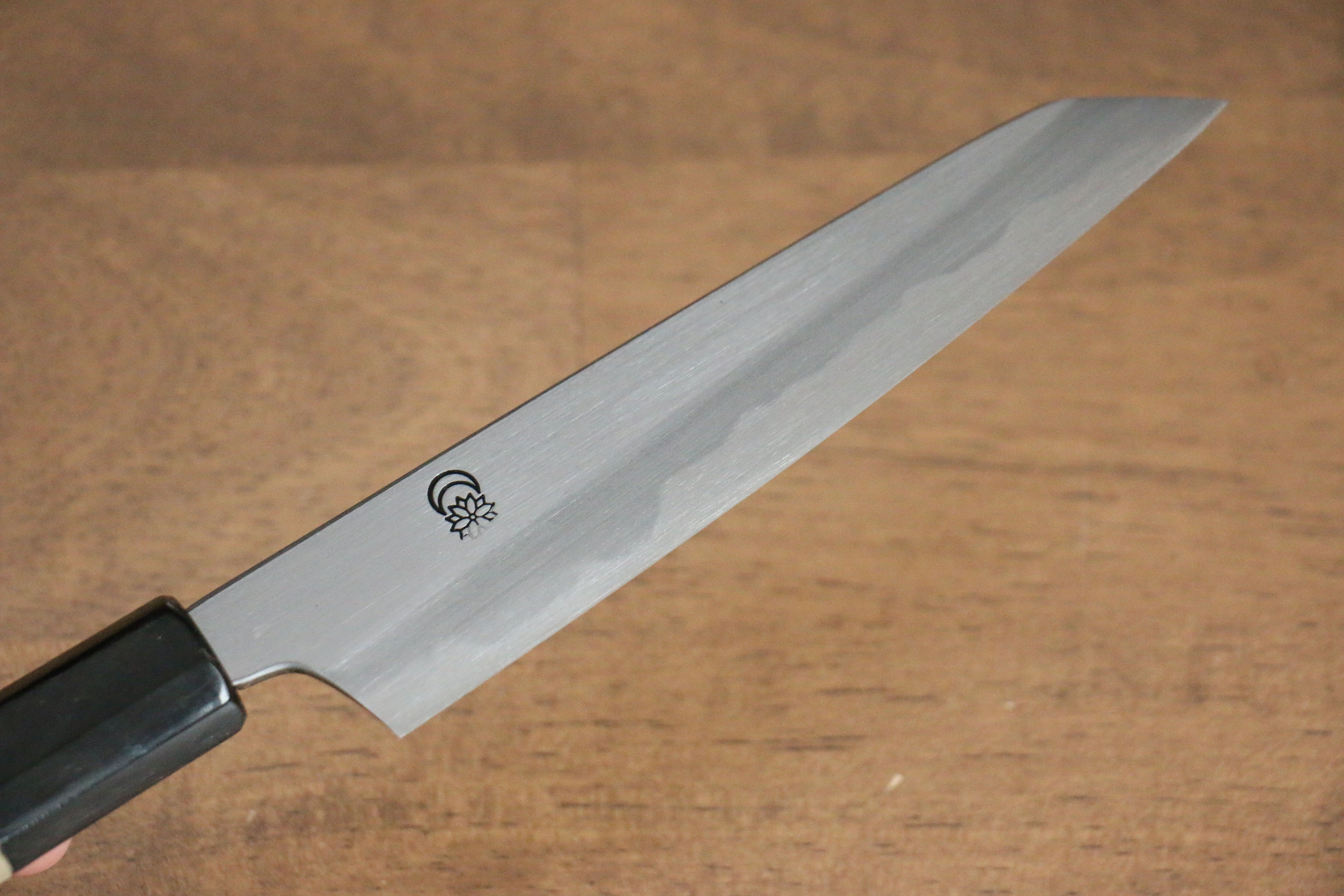 Premium Kikuzuki White Steel No.2 Kiritsuke Petty Knife 135mm - Japanese Utility Knife with Magnolia Wood Handle - Perfect for Sushi, Vegetables & Precision Cutting