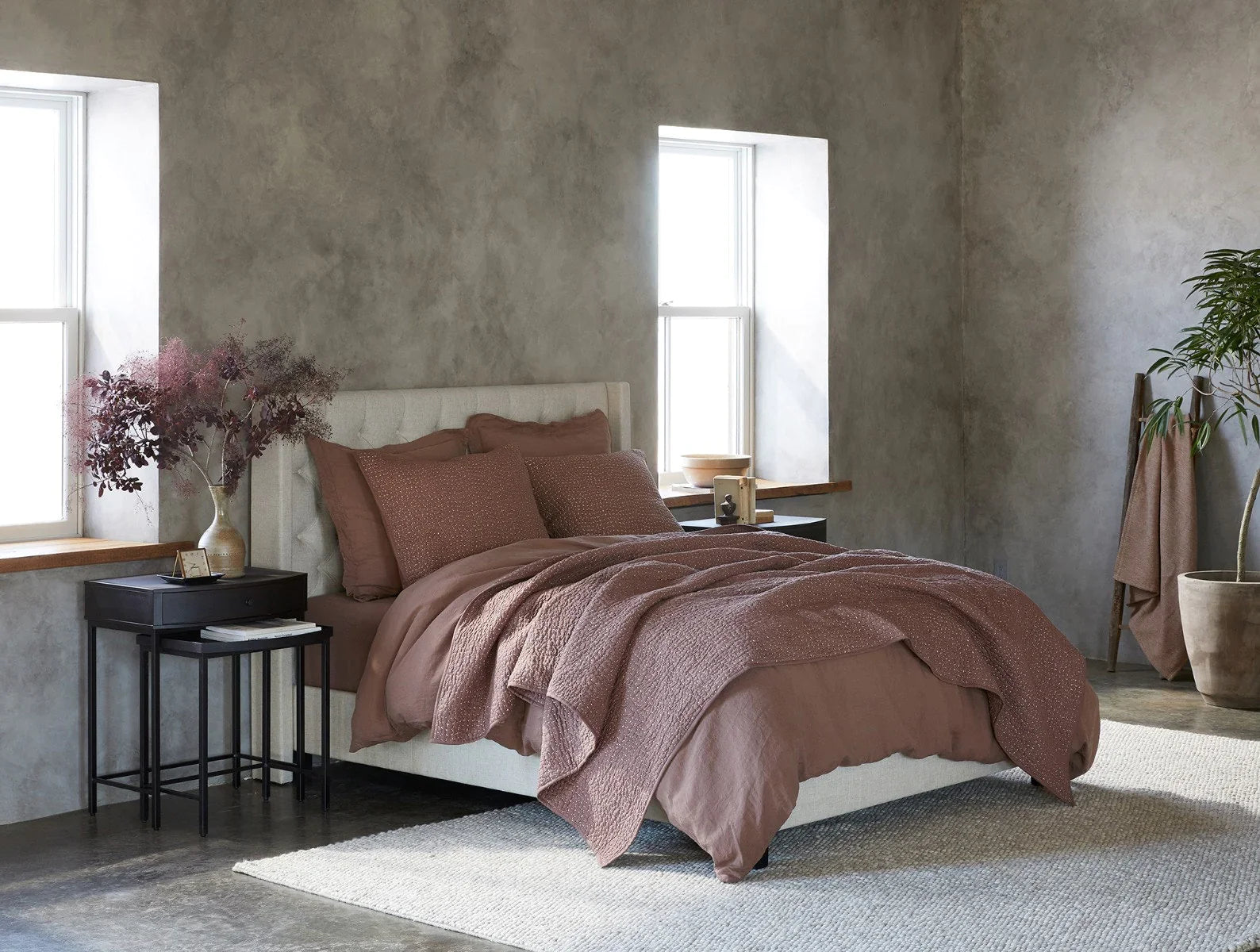 Handmade Organic Cotton Quilt with Pebbled Texture - Cozy & Eco-Friendly Bedding for Home, Nursery, or Gift