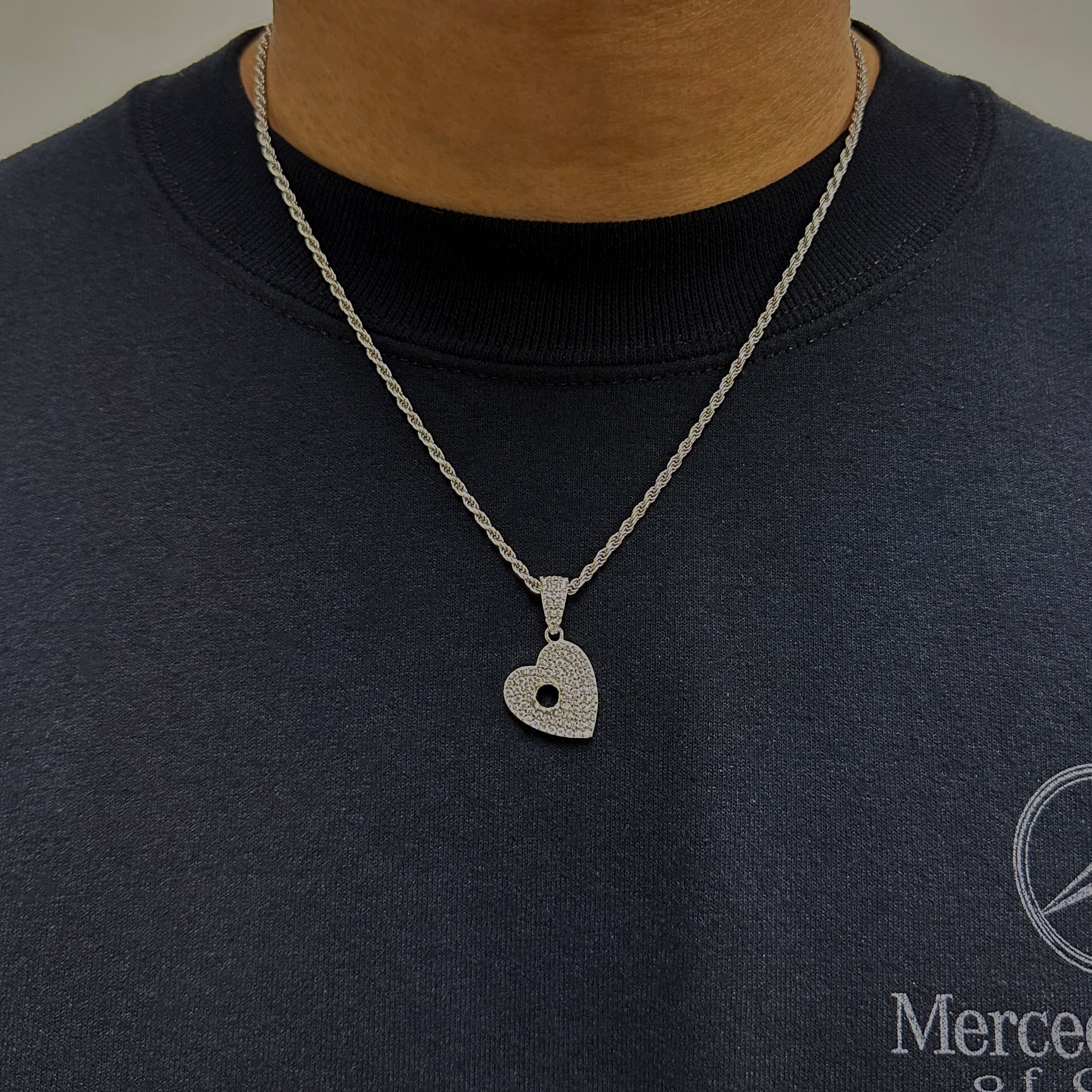 Love Hurts Pendant - .925 Sterling Silver Heart Necklace for Women - Perfect Gift for Valentine's Day, Anniversary & Romantic Occasions