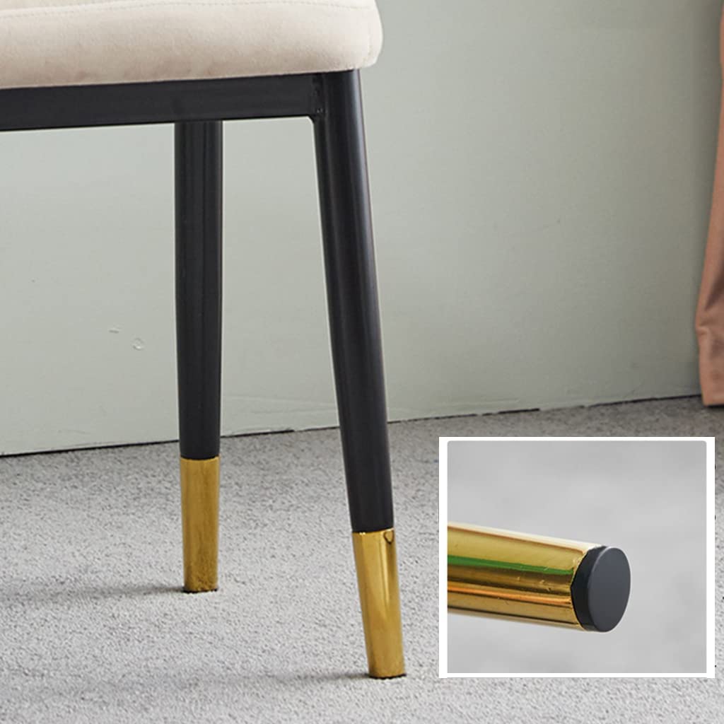 Vanity Stool with Padded Cushion - Carbon Steel Makeup Chair for Women & Girls - Durable Beauty Seat with Strong Load-Bearing Capacity - Perfect for Dressing Table, Bedroom, Salon & Makeup Studio