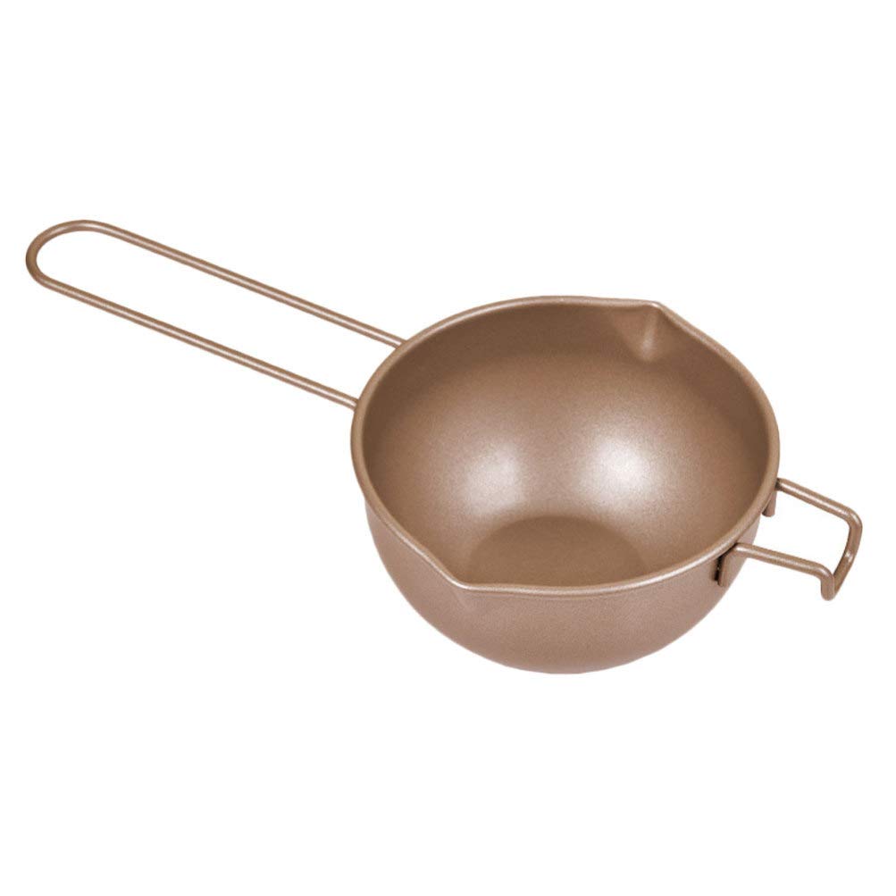 1pc Stainless Steel Chocolate Melting Pot with Handle - DIY Chocolate & Butter Melting Pot for Baking, Candy Making, Fondue & Kitchen Supplies - Perfect for Home Chefs & Dessert Lovers