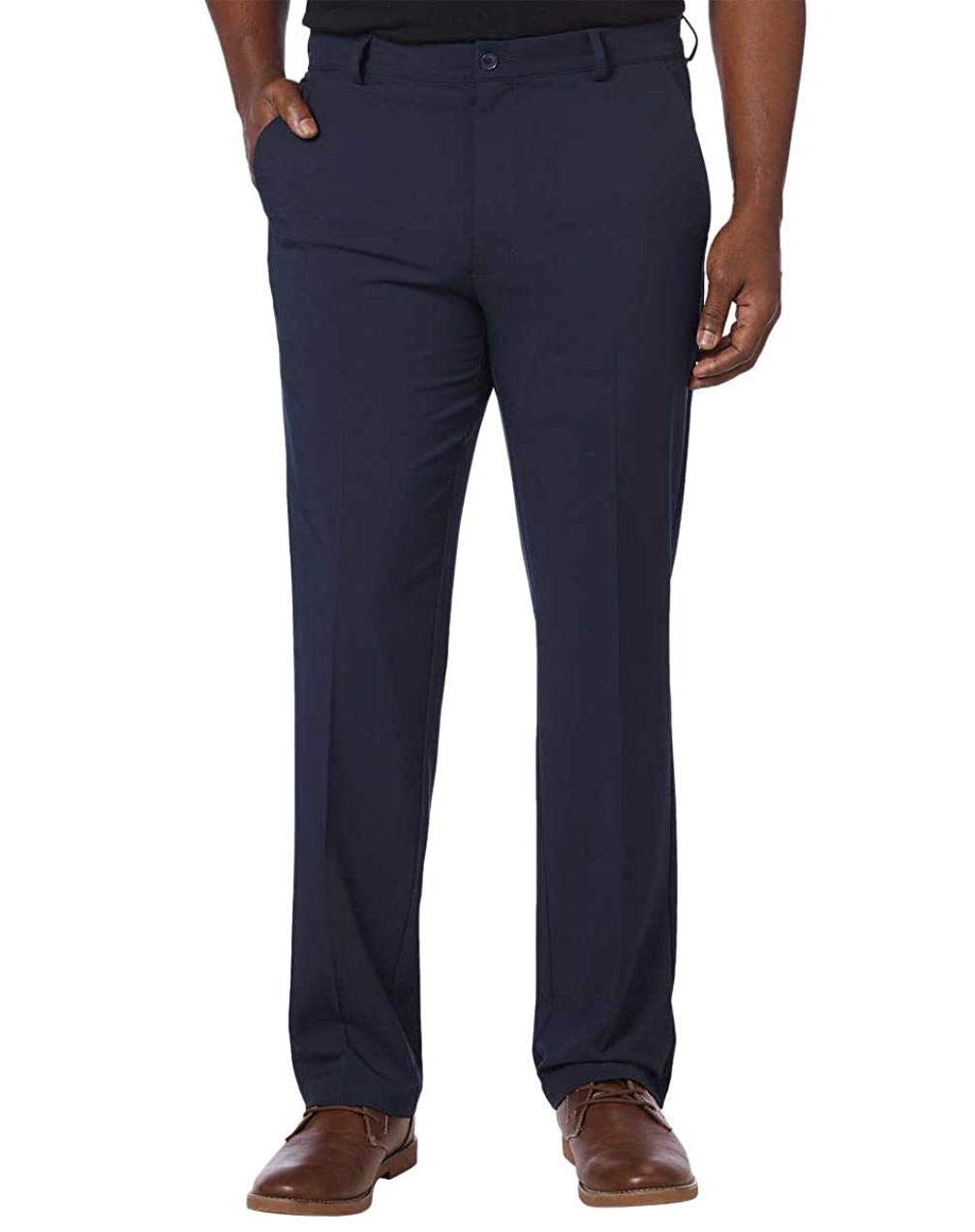 Greg Norman Men's 5 Pocket Travel Pants - Comfortable Stretch Wrinkle-Resistant Casual Pants for Golf, Business Travel & Outdoor Activities