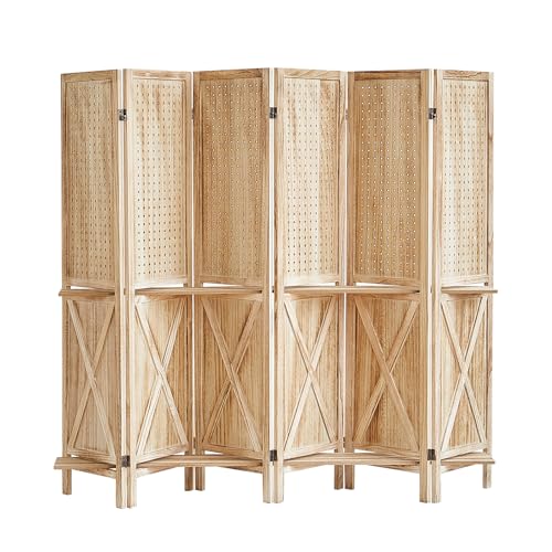 6 Panel With Shelf-natural