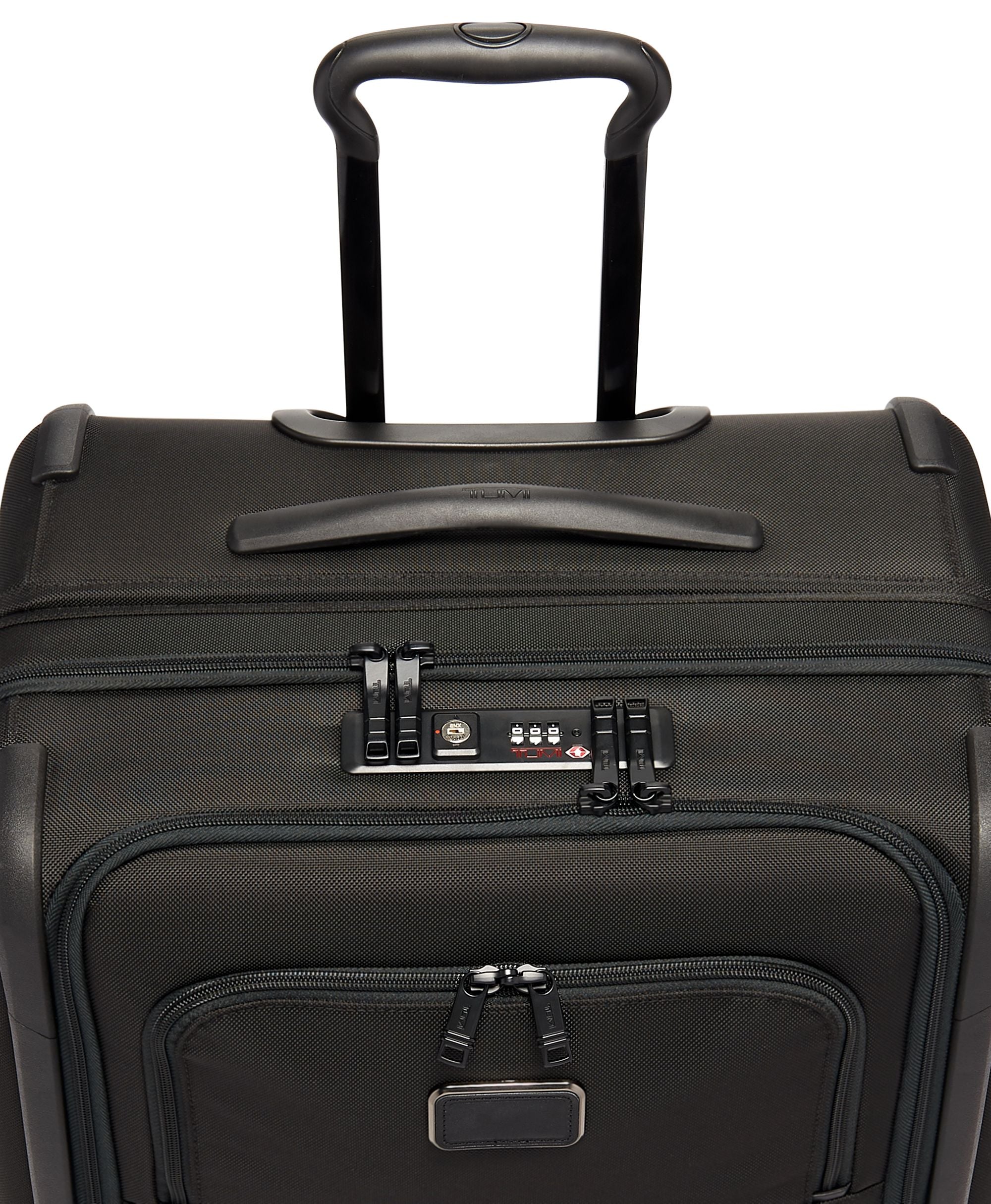 Tumi Alpha Short Trip Expandable 4-Wheeled Carry-On Luggage - Medium Size Spinner Suitcase for Business Travel & Weekend Getaways | Durable Lightweight Packing Case with Smooth Rolling Wheels