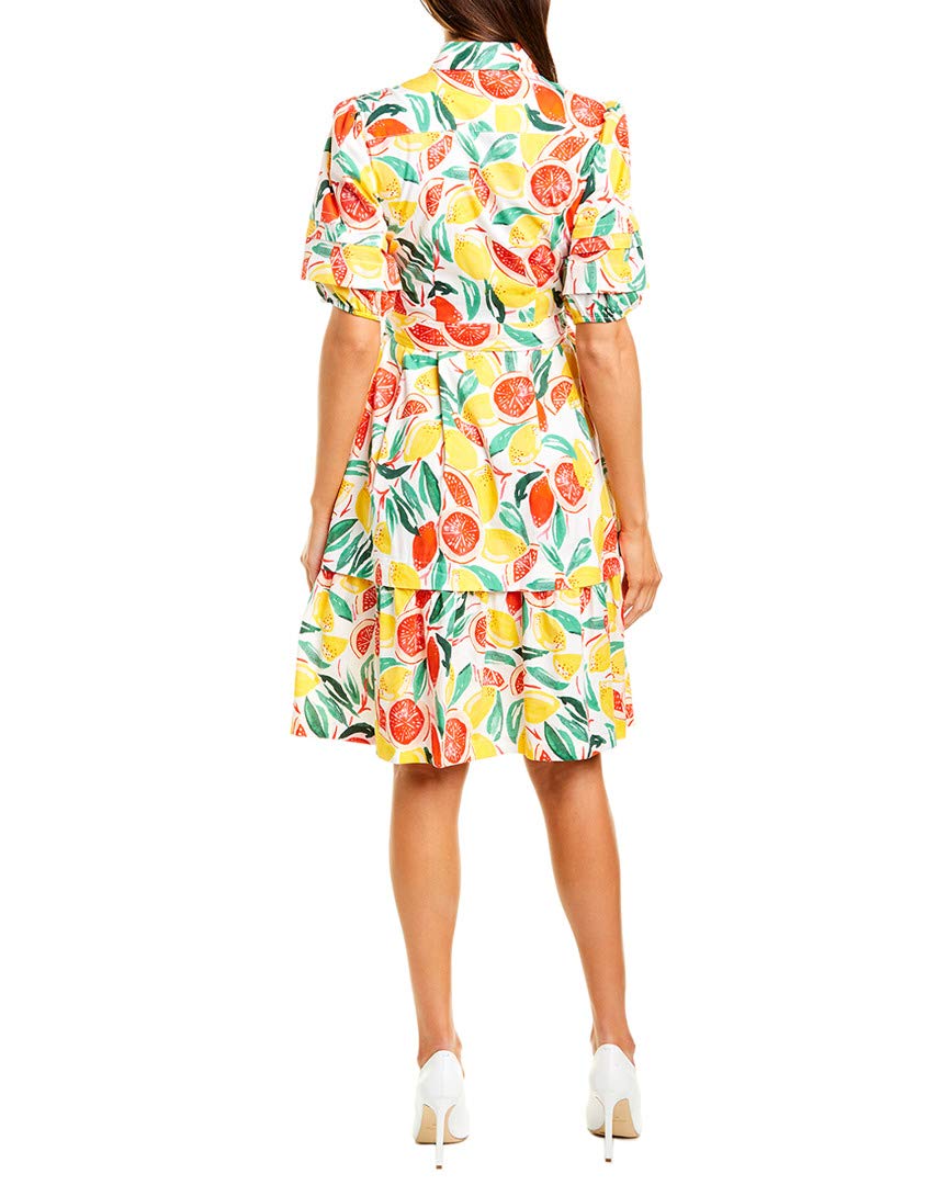 Donna Morgan Women's Short Sleeve Poplin Shirt Dress - Casual Summer Office Wear & Weekend Outfits