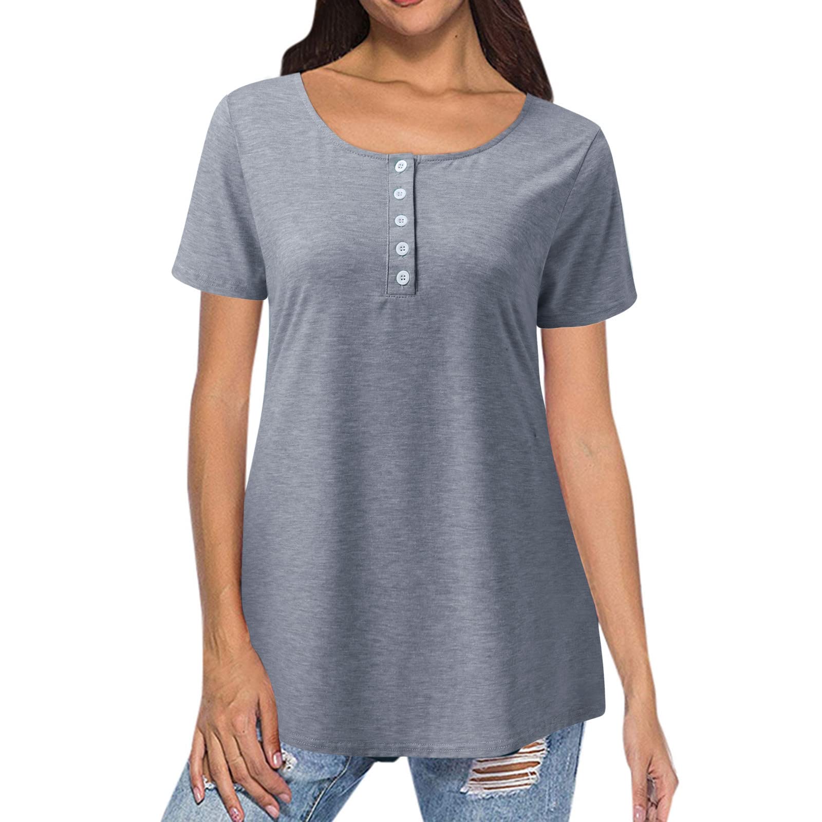 Women's Loose Fit Short Sleeve T-Shirts - Casual & Dressy Summer Tops - Perfect for Work, Weekend Outings & Vacation Wear