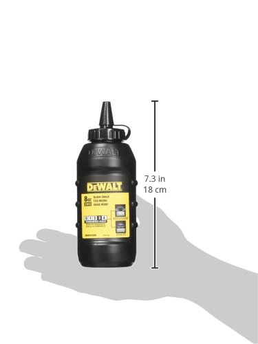 DeWalt DWHT47056L Black Replacement Chalk Line Refill - Ideal for Construction, Carpentry, and DIY Marking Projects