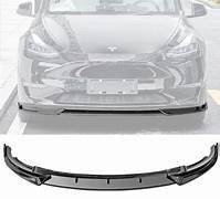 2020-2023 Tesla Model Y IKON Style Front Bumper Lip Spoiler - 3PC PP Plastic Set - Enhance Aerodynamics & Sporty Look for Street & Track Performance
