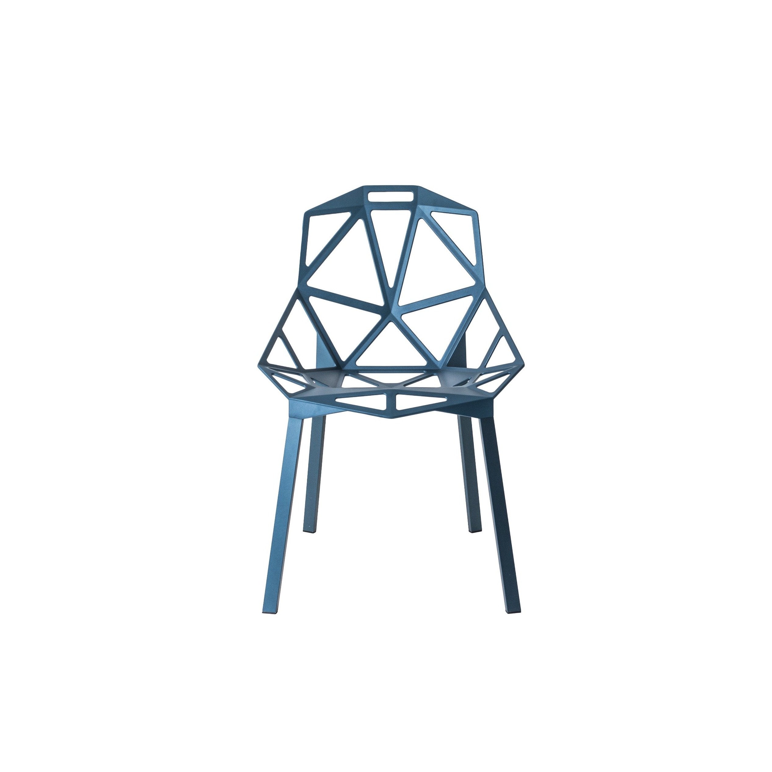 painted aluminium in blue / blue 5255