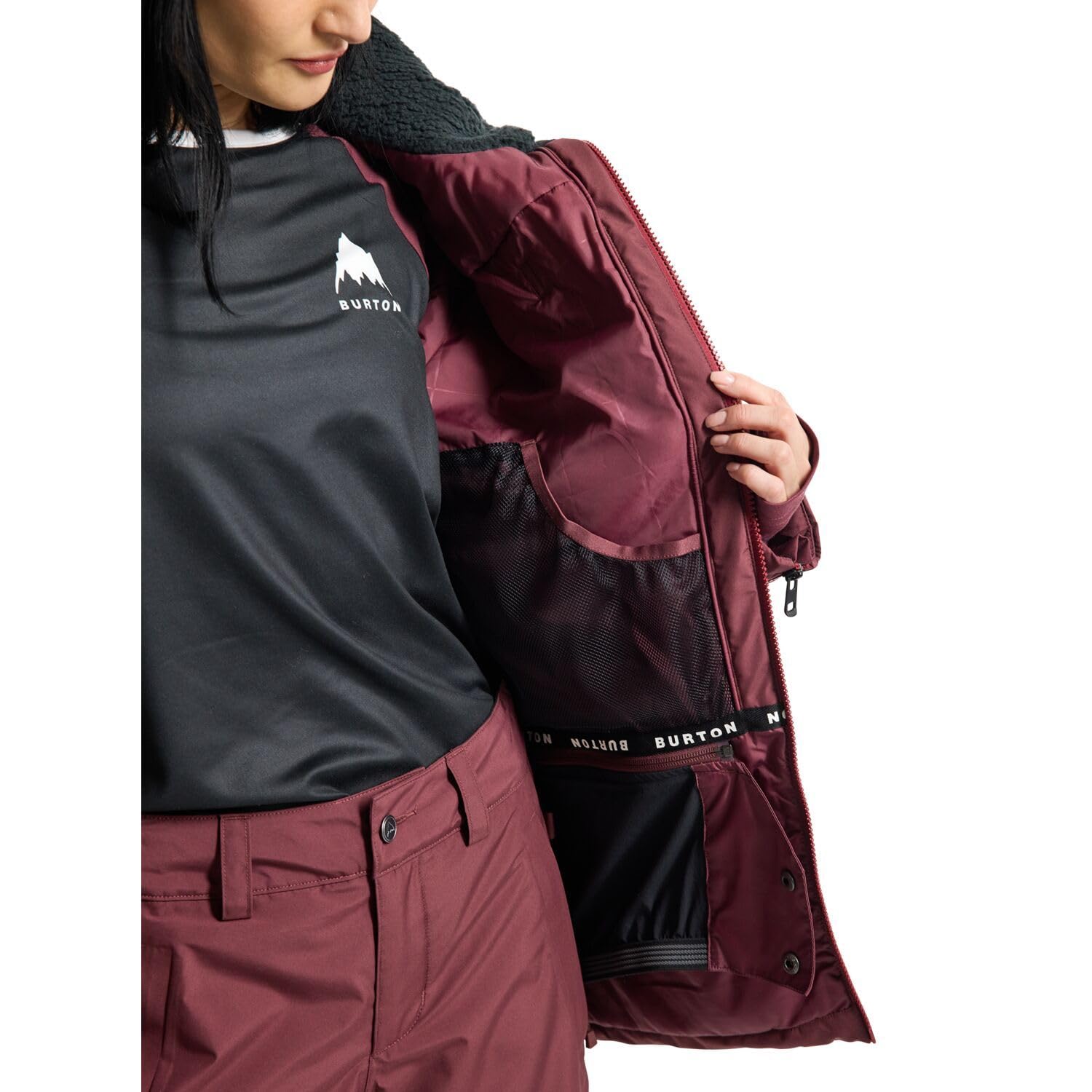 **Burton Women's Gore-Tex Pillowline Insulated Jacket - Waterproof, Warm Winter Coat for Skiing, Snowboarding & Outdoor Adventures**