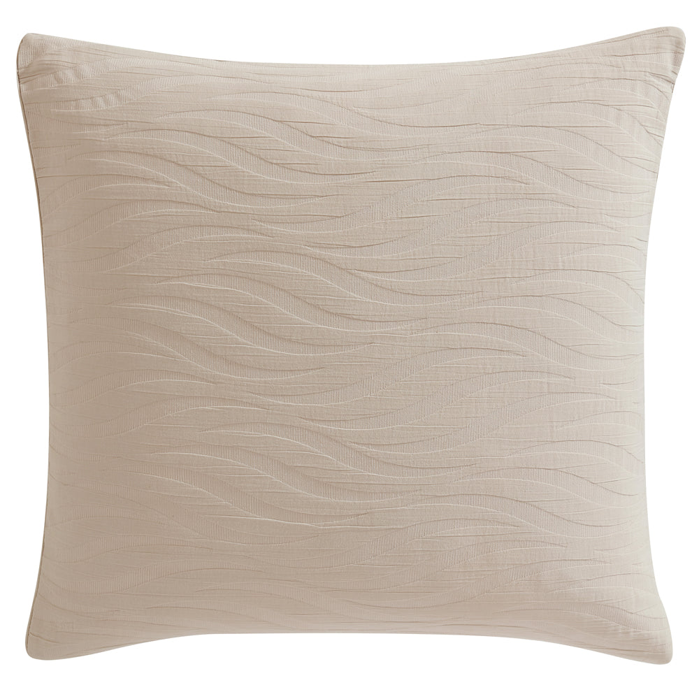 Premium Ariel Stone European Pillowcase Set - Luxury 100% Cotton Bedding with Elegant Embroidery - Perfect for Master Bedroom, Guest Room & Home Decor