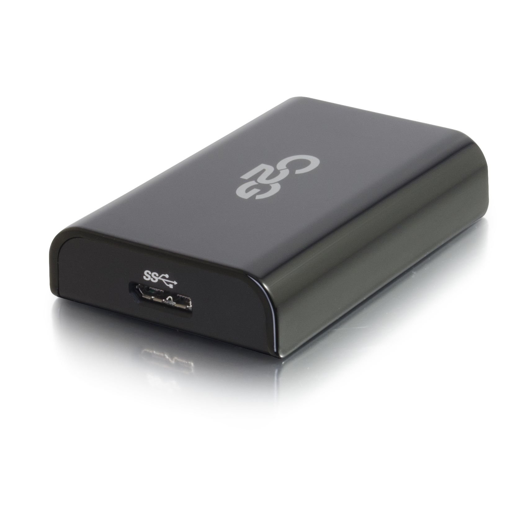 C2G USB 3.0 to HDMI Adapter with Audio Support - External Video Card Converter for Laptop/PC - Black (Model 30562) - Perfect for Home Office, Gaming & Presentations