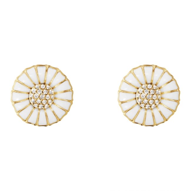 DAISY 14K Gold Diamond Stud Earrings for Women - Elegant & Hypoallergenic Jewelry Gift for Birthday, Anniversary & Wedding - Perfect for Everyday Wear & Special Occasions