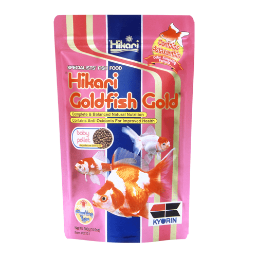 Hikari Goldfish Gold Baby Pellet Diet - Premium Small Fish Food for Baby Goldfish & Tropical Fish - Ideal for Aquarium, Pond & Fish Tank Feeding