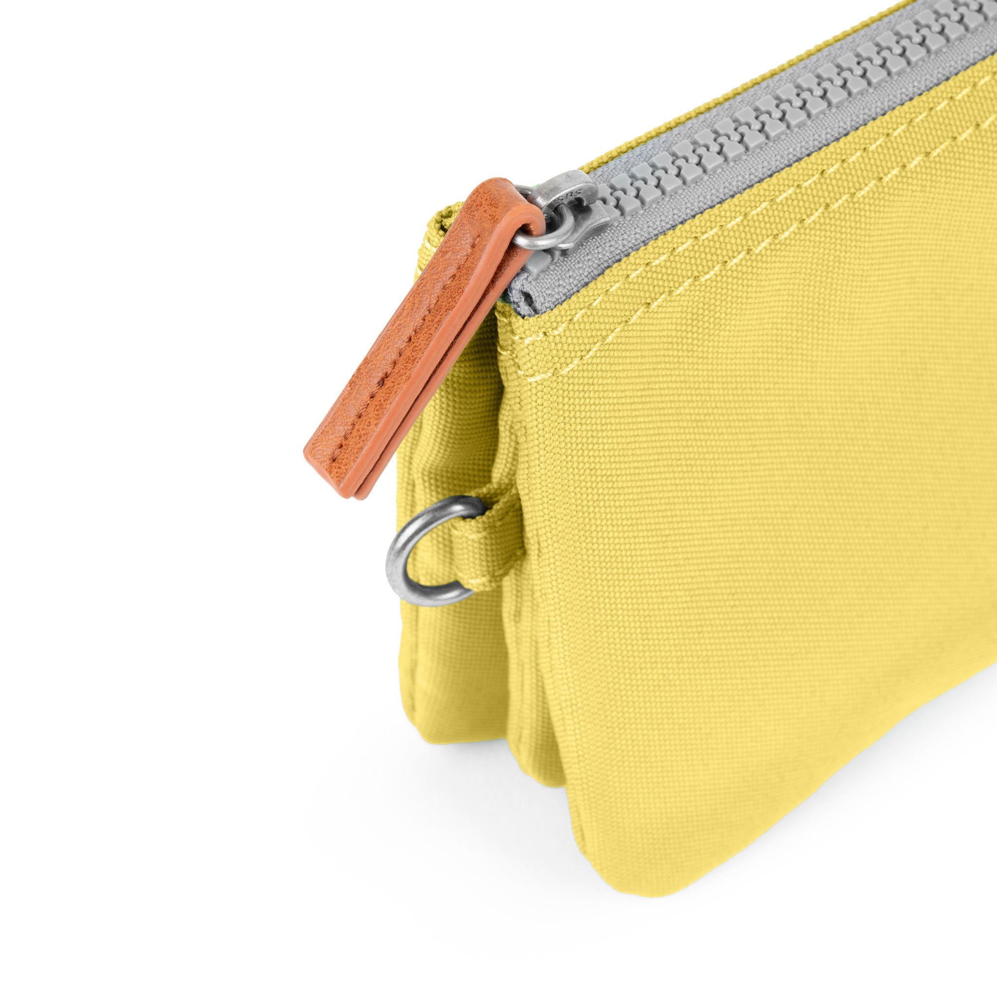 Eco-Friendly Carnaby Lemonade Recycled Canvas Crossbody Bag with Adjustable Wrist Strap - Perfect for Travel, Shopping & Everyday Use