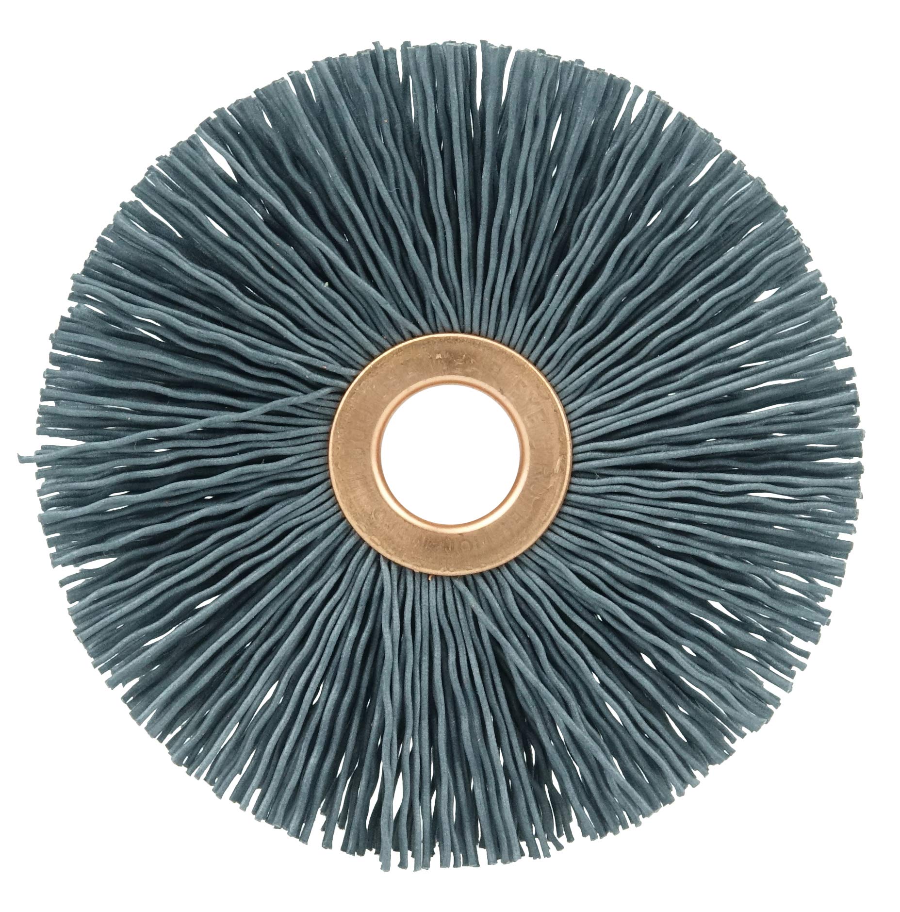 Weiler 29088 3 Inch Nylon Abrasive Wheel Brush - .035/180SC Crimped Fill with 1/2 Inch Arbor Hole - Made in USA (Pack of 10) - Perfect for Metal Surface Cleaning, Rust Removal & Edge Deburring