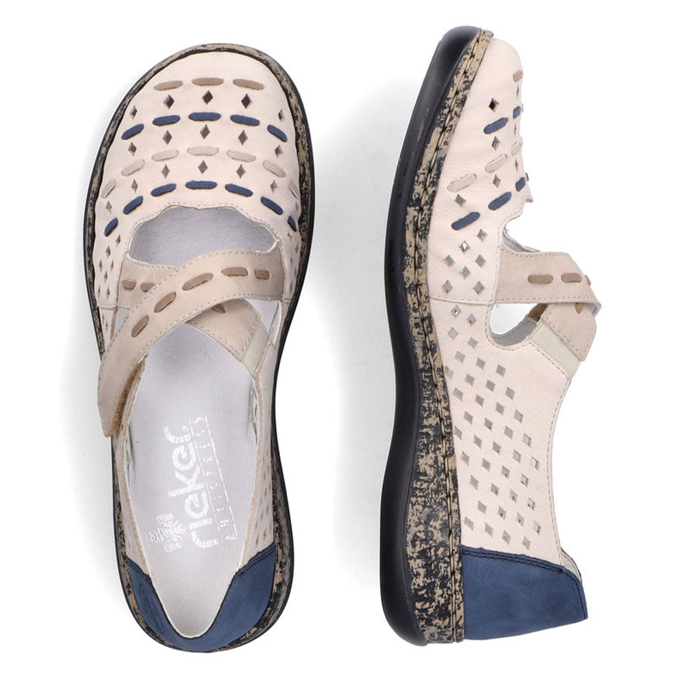 Rieker 46378 Women's Comfortable Casual Shoes - Lightweight Slip-On Loafers for Walking, Work & Travel | Perfect for Office, Shopping & Daily Wear