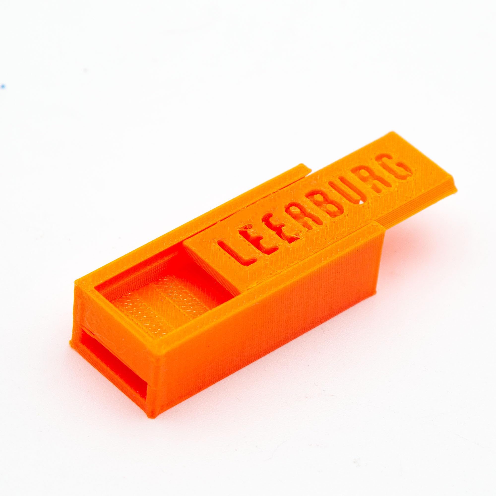 Leerburg Magnetic Odor Box - Durable 3D-Printed Scent Training Box with Built-in Magnet for Dog Training (Orange) | Perfect for K9, Police & Hunting Dogs