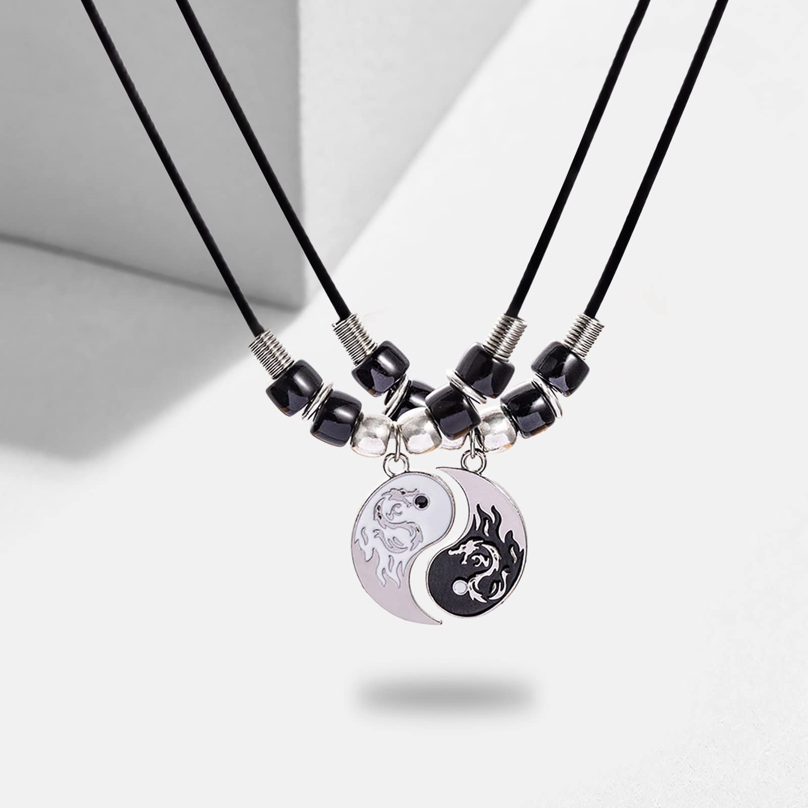 Yinyang Dragon Pendant Necklace for Women - Couples Gift & Fashion Jewelry