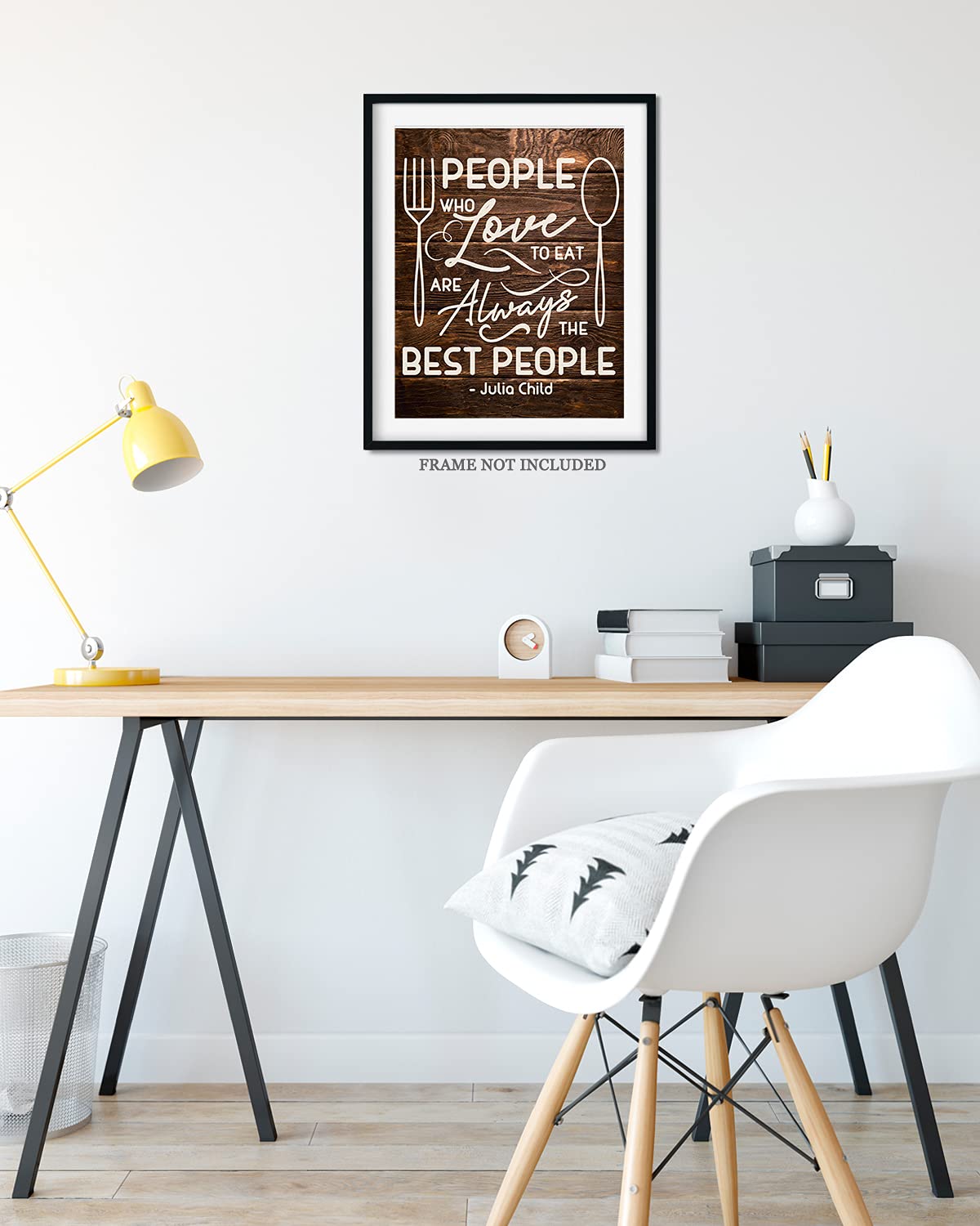 Julia Child Kitchen Wall Art - Chef Decor for Home & Restaurant