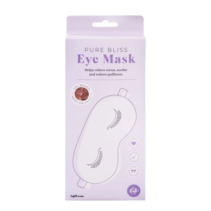 IS Gift Pure Bliss Eye Mask - Cooling Gel Eye Pads for Dark Circles & Puffiness Relief - Perfect for Travel, Work & Relaxation