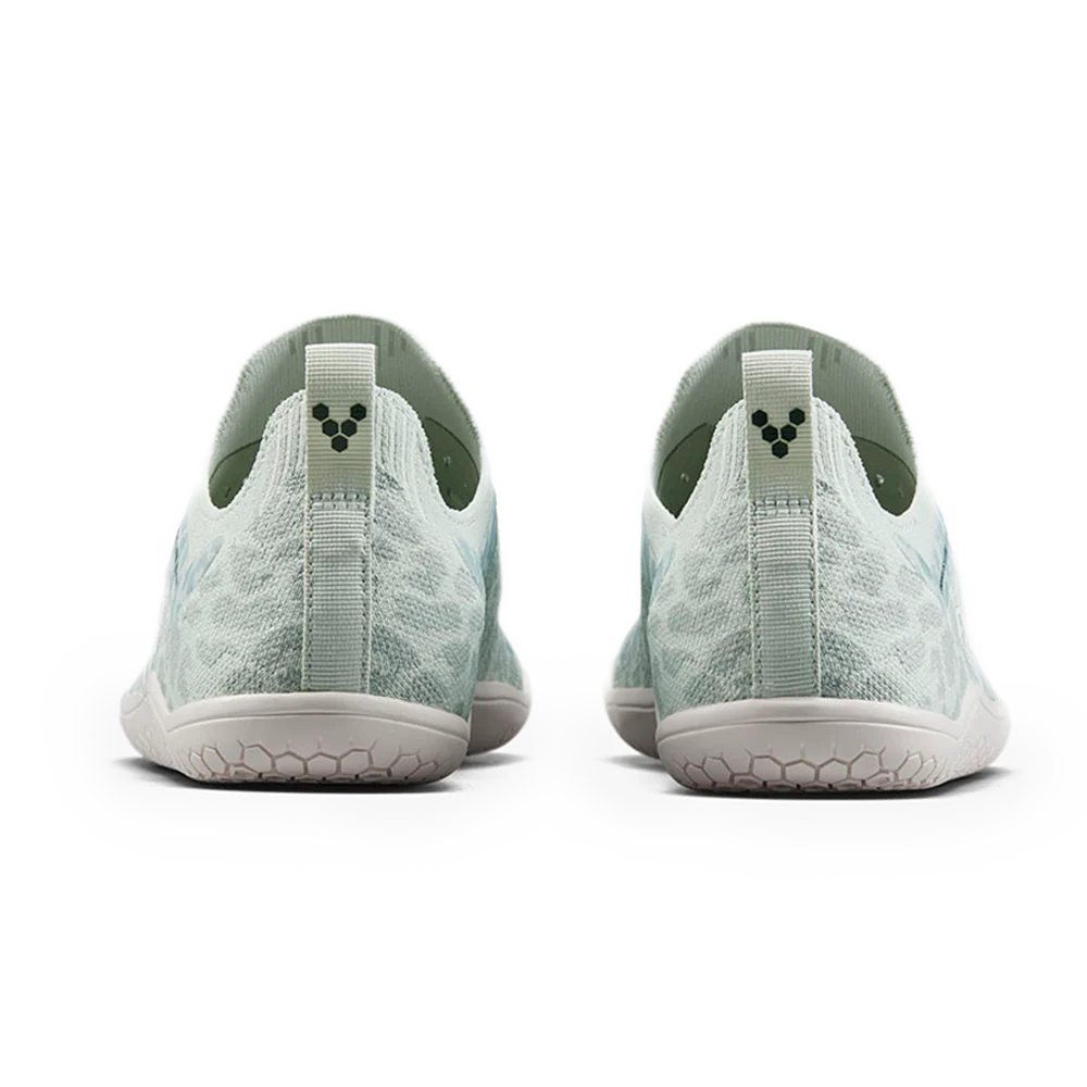 Vivobarefoot Primus Lite Knit Women's Barefoot Shoes - Frosted Mint Leopard Print | Minimalist Zero Drop Sneakers for Running, Gym & Everyday Wear (Clearance Sale)