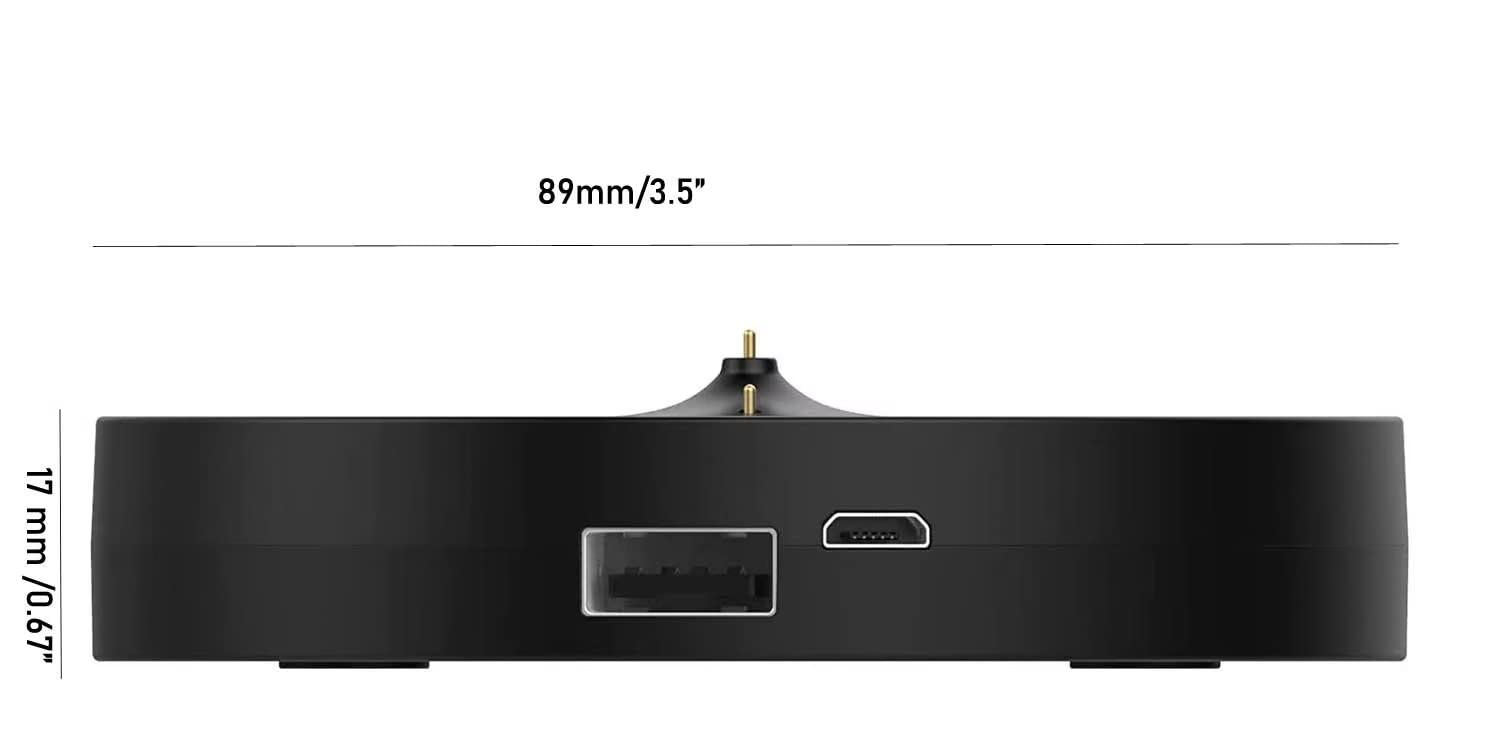 Wireless Charging Dock Station for Ultimate Ears UE Boom 3, Megaboom 3, Blast & MEGABLAST Speakers | Fast Qi-Compatible Power Charger Cradle | Perfect for Home, Office & Travel Use