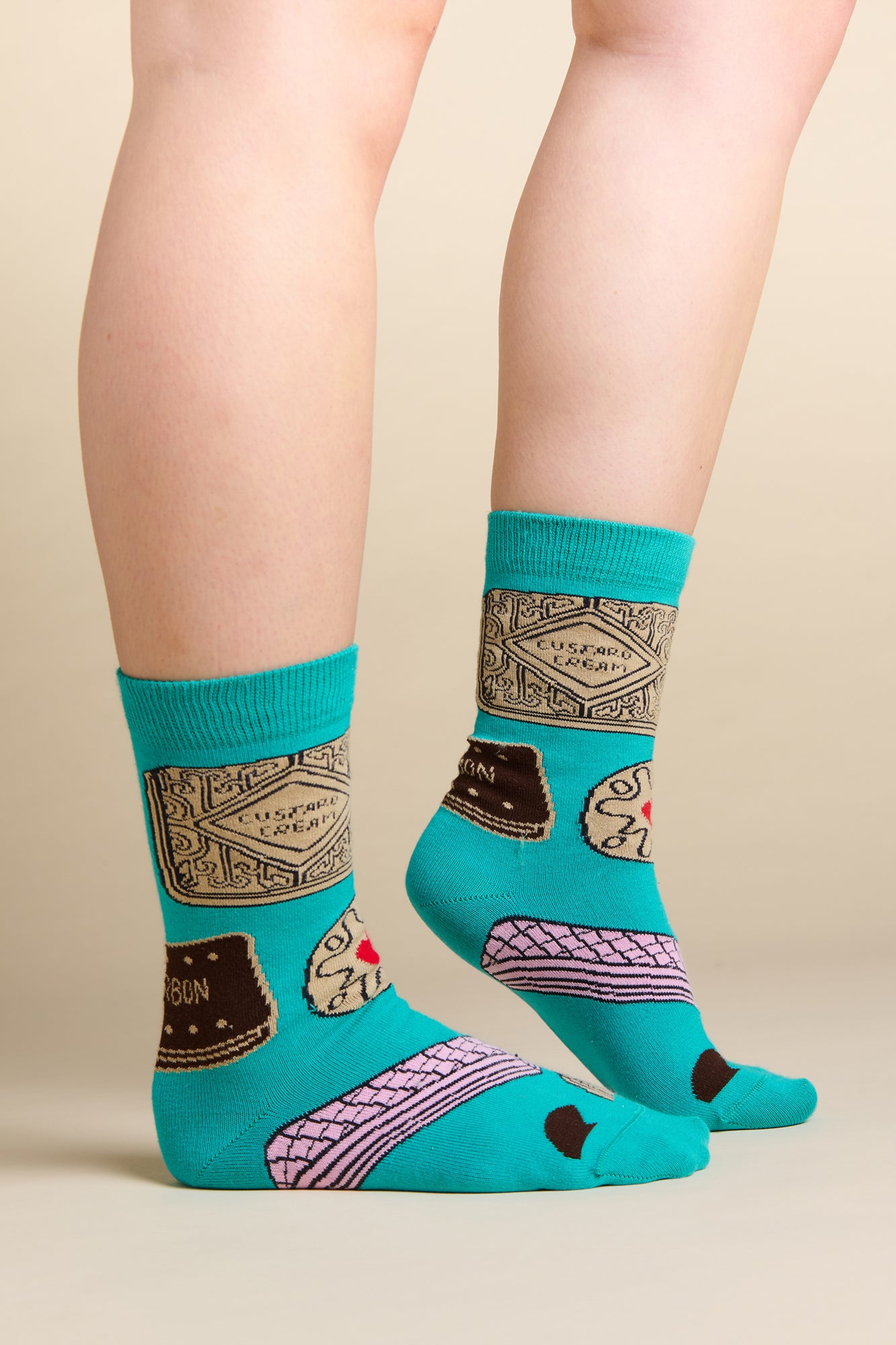 Stylish Graphic Cotton Socks 2-Pack - Soft & Comfortable Crew Socks for Men & Women - Perfect for Casual Wear, Sports & Gifts