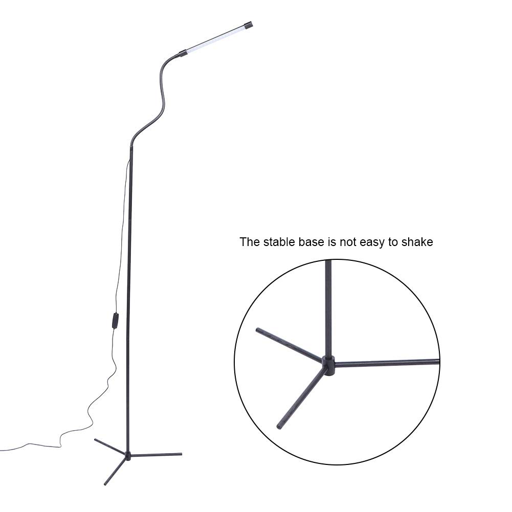 OUKENS Modern LED Floor Lamp - Adjustable Brightness, Energy Saving Study Light for Home Office, Bedroom, and Living Room | Perfect for Reading, Working, and Relaxing