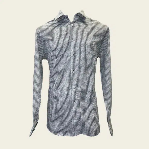CMW4662 Men's Cuadra Blue Casual Fashion Cotton Shirt - Comfortable Breathable Button-Up for Work, Travel & Everyday Wear