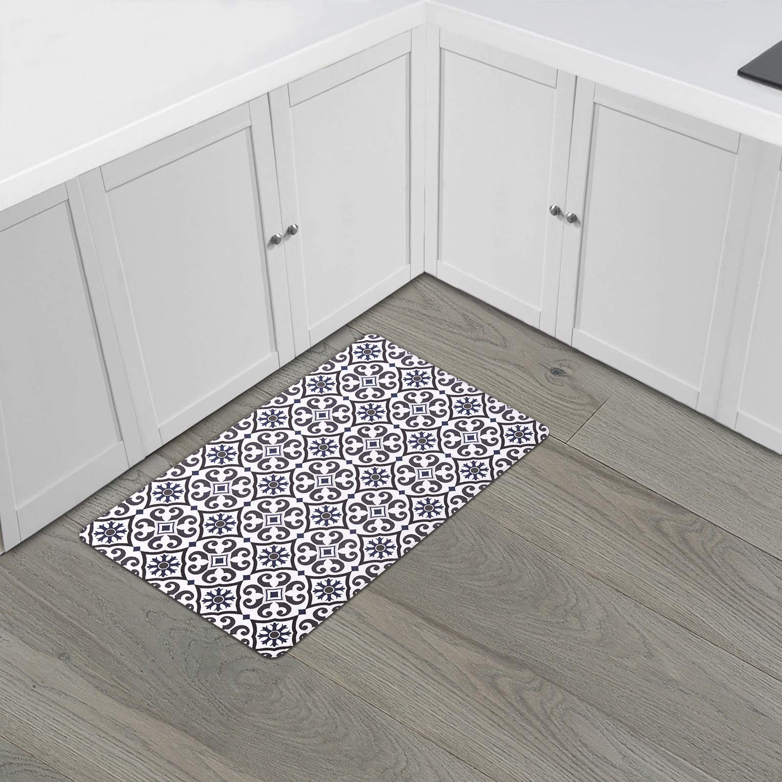 Anti-Fatigue Kitchen Floor Mat for Standing Desks - Comfortable Non-Slip Cushion for Cooking, Dishwashing & Garage Workstations