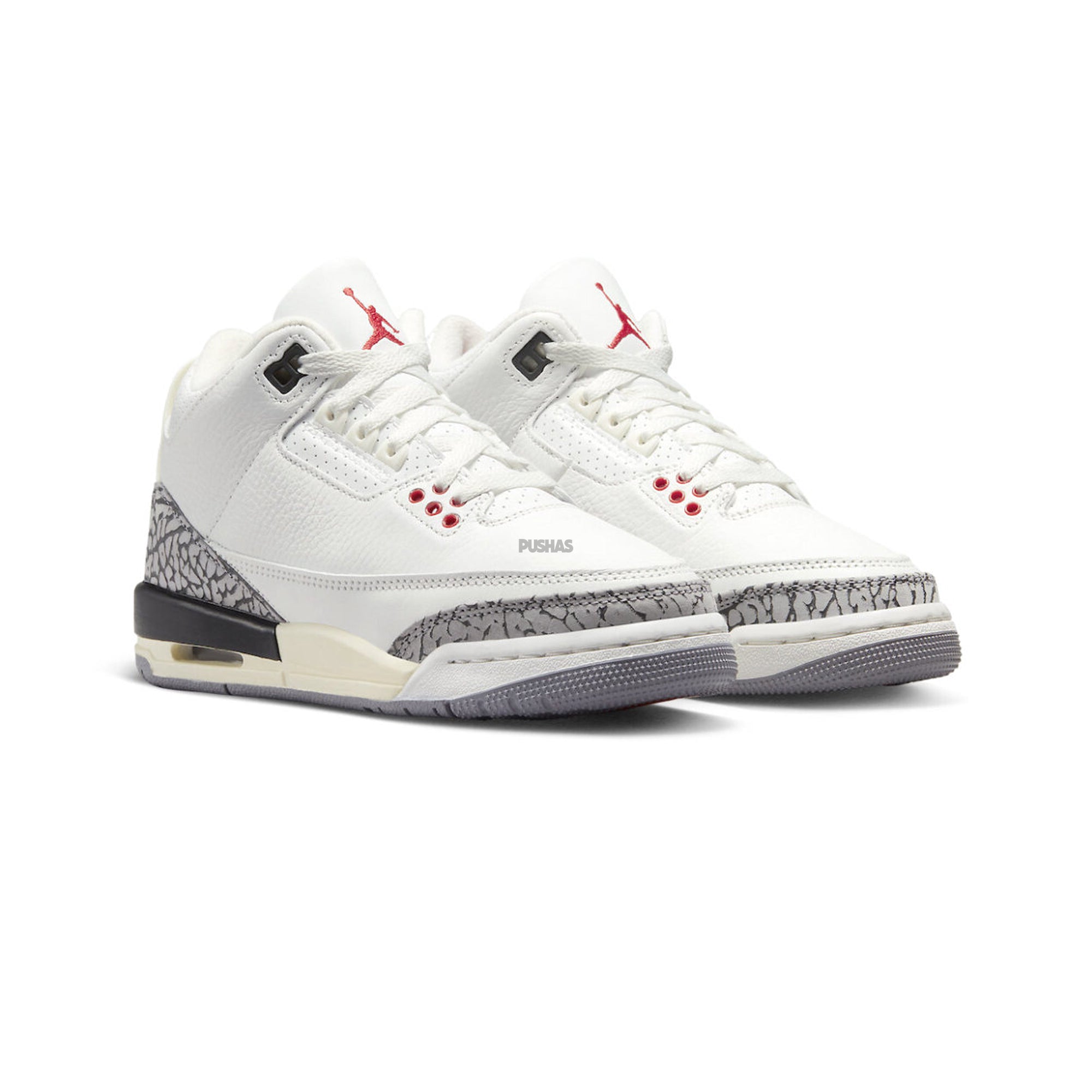 Air Jordan 3 Retro 'White Cement Reimagined' TD Sneakers (2023) - Men's Basketball Shoes for Casual Wear & Street Style