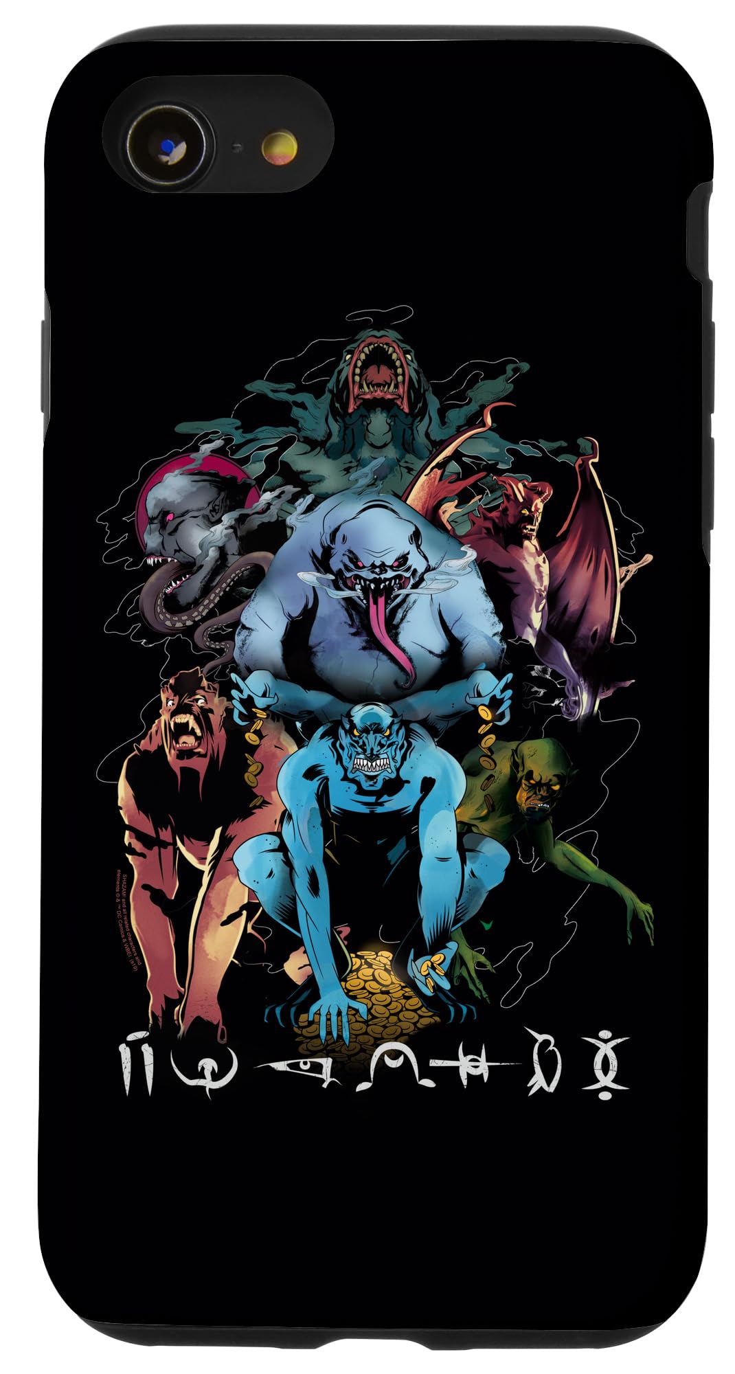 Shazam! Movie Seven Sins iPhone SE (2020) / 7 / 8 Phone Case - Durable Protective Cover for Everyday Use, Perfect Gift for Superhero Fans