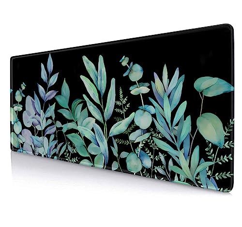 Black and Green Botanical Plant
