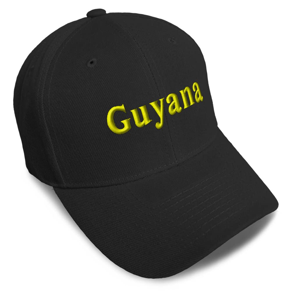 Guyana Love Acrylic Baseball Cap - Adjustable Dad Hat for Men & Women - Perfect for Sports, Outdoor Activities & Casual Wear