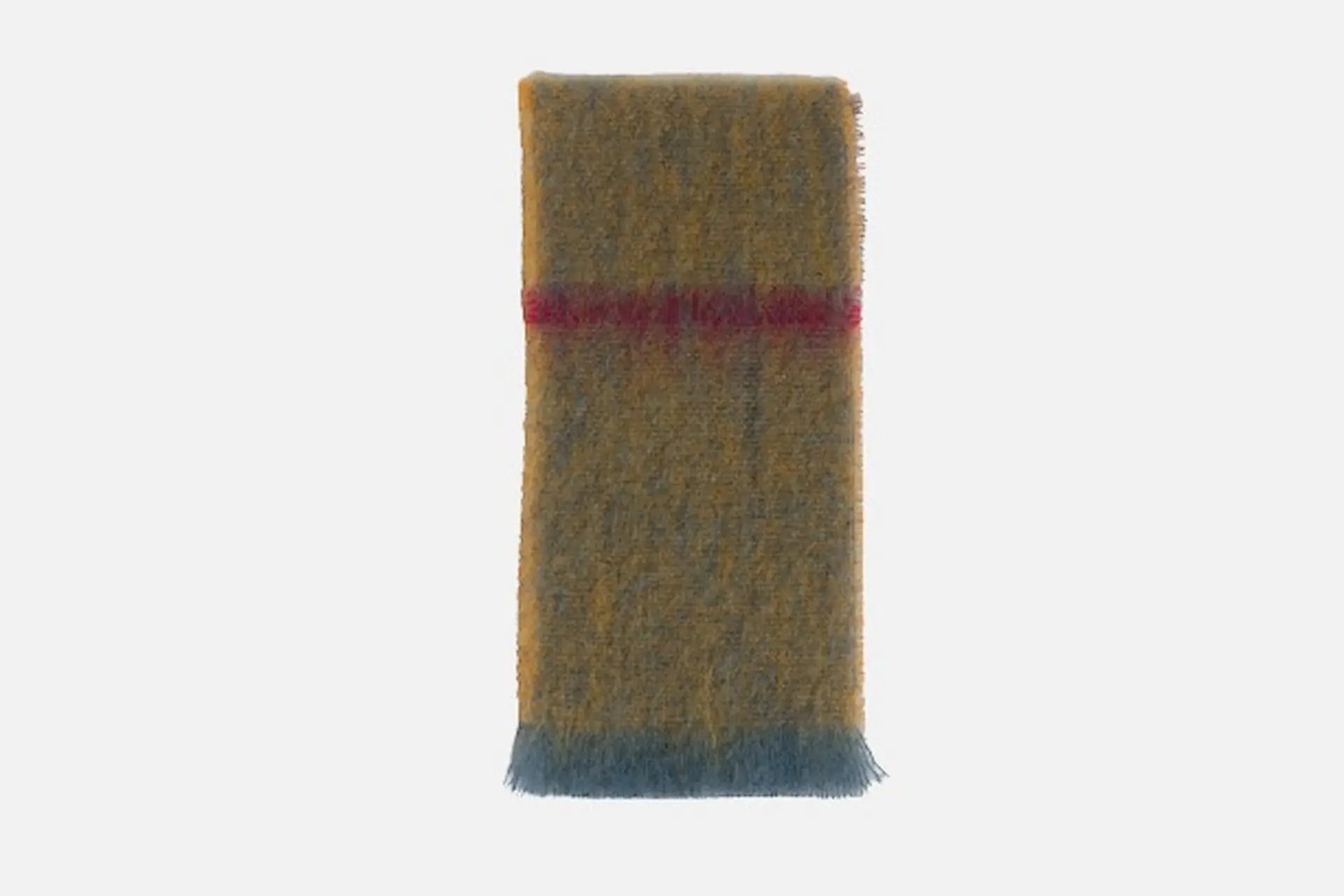Stylish Ochre Boher Mohair Scarf for Women - Soft & Warm Winter Fashion Accessory - Perfect for Cold Weather, Office, and Outdoor Activities