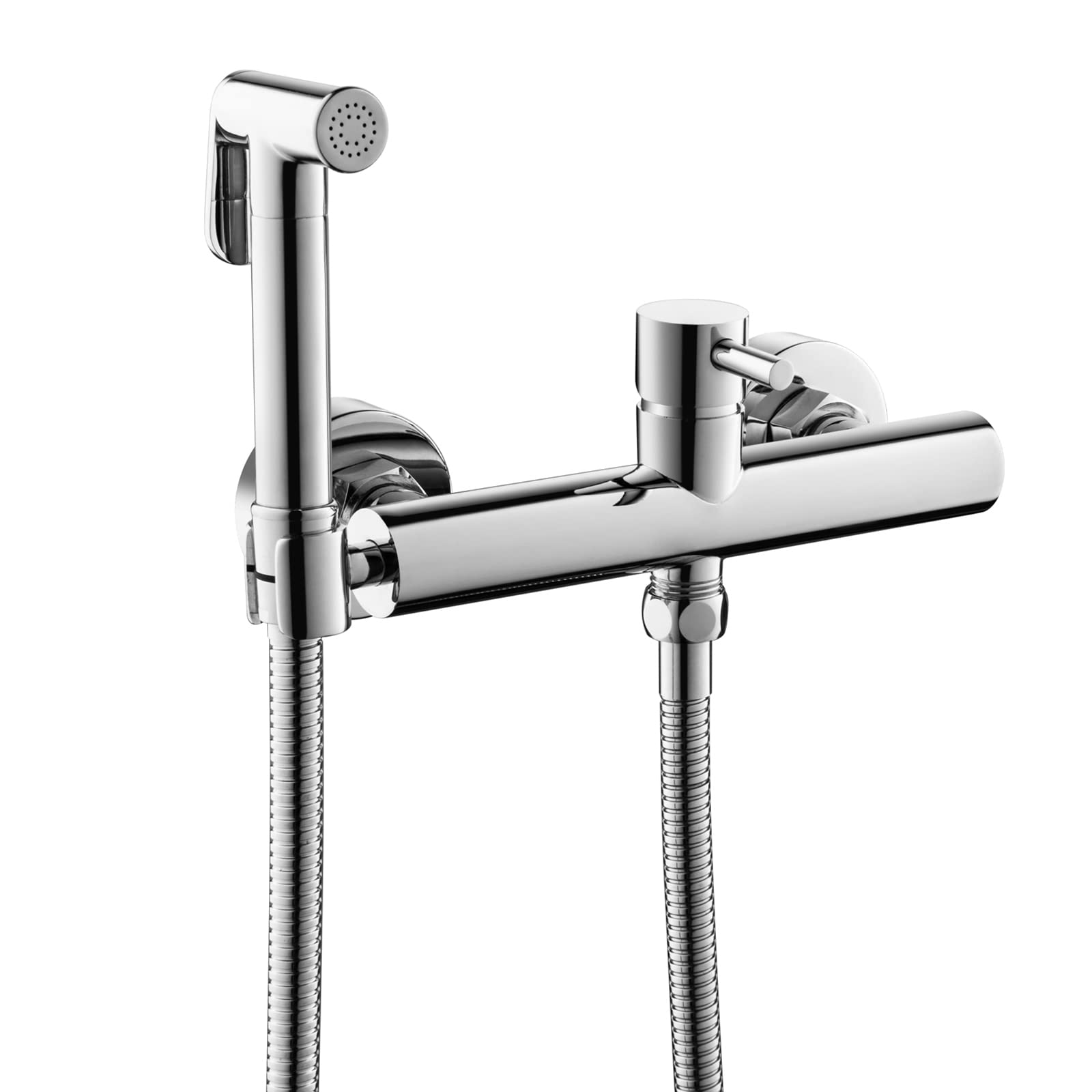 Portable Handheld Bidet Sprayer for Toilet with Hot & Cold Water Mixing Valve - Strong Pressure Bathroom Cleaning Tool for Personal Hygiene, Baby Care & Travel Use