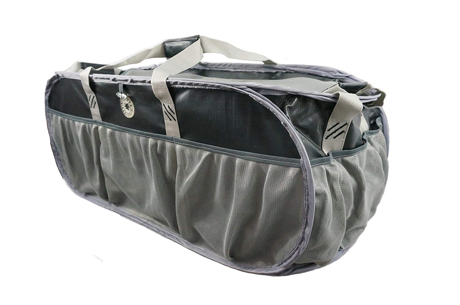 Grey Pop-Up Trunk Organizer for Cars - Heavy Duty Waterproof Lining | Eco-Friendly Reusable Storage Box | Perfect for Travel, Camping & Grocery Shopping